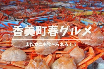 まだカニも食べられる！？香美町春グルメ