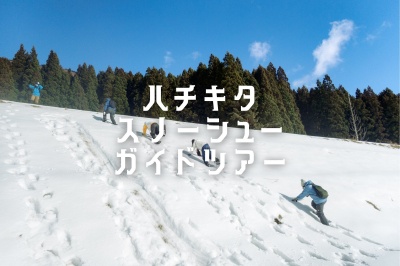 ハチ北でスノーシューガイドツアーに挑戦！