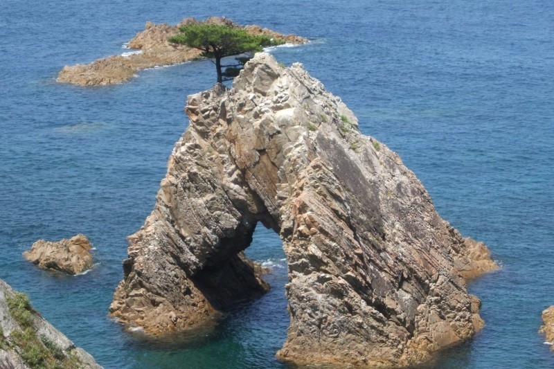 千貫松島（鳥取県岩美町）