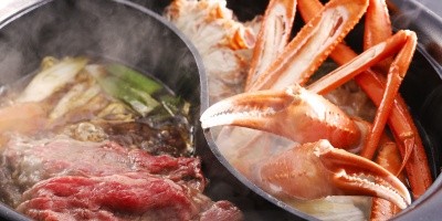 絶品！松葉ガニと但馬牛