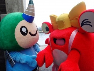 ジオンくんとかすみちゃん